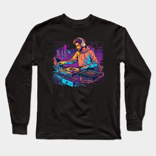 DJ's music, techno party Long Sleeve T-Shirt